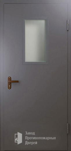 Фото двери «Техническая дверь №4 однопольная со стеклопакетом» в Химкам