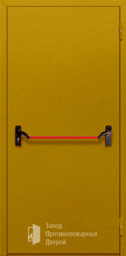 Фото двери «Однопольная глухая с антипаникой №45» в Химкам
