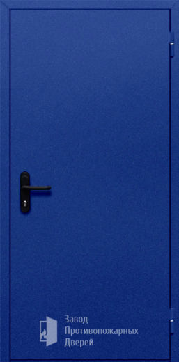 Фото двери «Однопольная глухая (синяя)» в Химкам