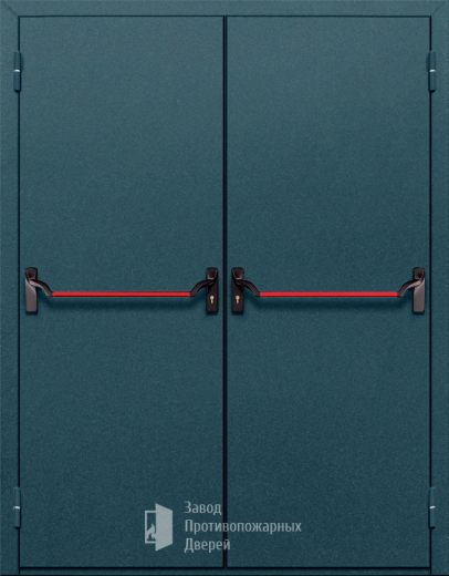 Фото двери «Двупольная глухая с антипаникой №17» в Химкам
