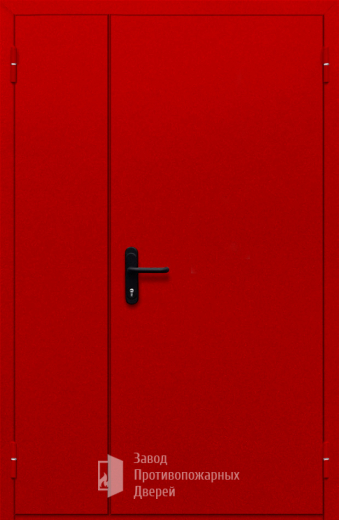 Фото двери «Полуторная глухая (красная)» в Химкам