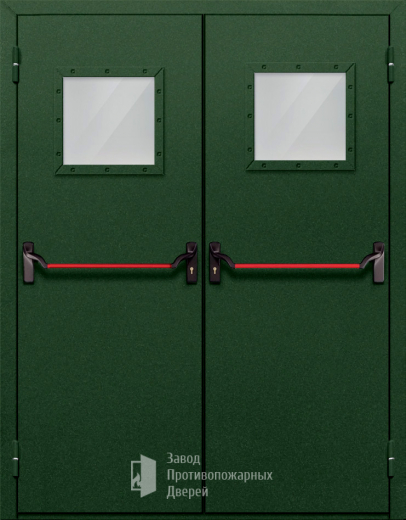 Фото двери «Двупольная со стеклом и антипаникой №59» в Химкам