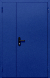 Фото двери «Полуторная глухая (синяя)» в Химкам
