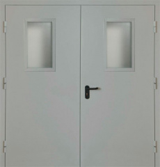 Фото двери «Двупольная со стеклом EI-30» в Химкам