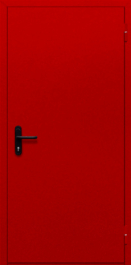 Фото двери «Однопольная глухая (красная)» в Химкам