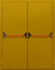 Фото двери «Двупольная глухая с антипаникой №15» в Химкам