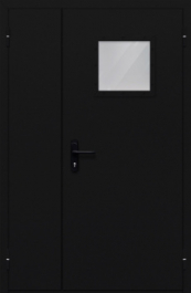 Фото двери «Полуторная со стеклом №84» в Химкам