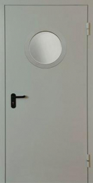 Фото двери «Однопольная с круглым стеклом EI-30» в Химкам