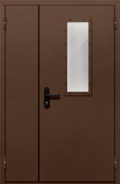 Фото двери «Полуторная со стеклом №28» в Химкам