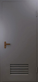 Фото двери «Техническая дверь №3 однопольная с вентиляционной решеткой» в Химкам