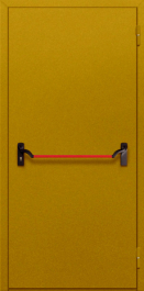 Фото двери «Однопольная глухая с антипаникой №45» в Химкам