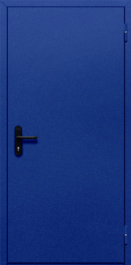Фото двери «Однопольная глухая (синяя)» в Химкам